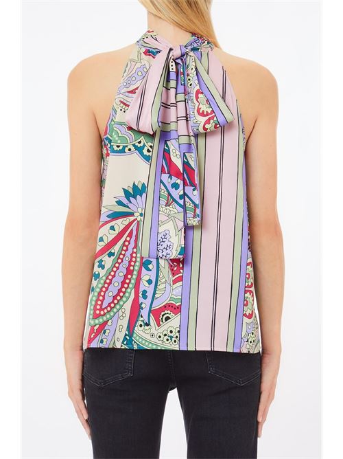 Printed sleeveless top Liu Jo | WA5394T5973.M9547